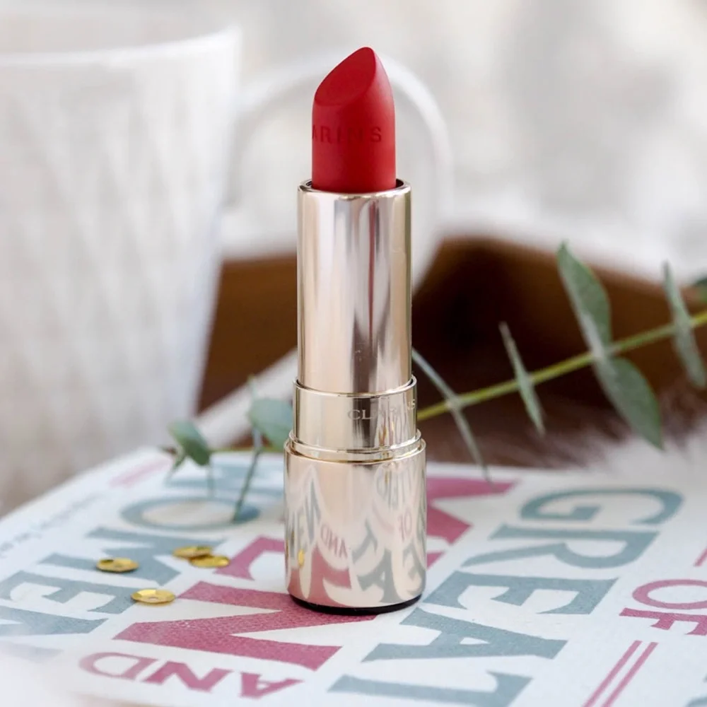 CLARINS JOLI ROUGE, VELVET FINISH LIPSTICK ($29) SHADE 742V - Picture 1 of 3